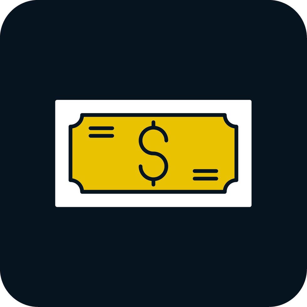 Money Glyph Two Color Icon vector