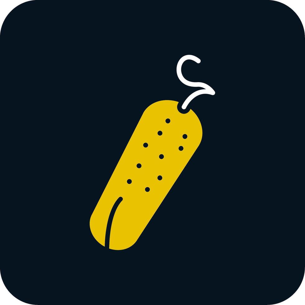 Pickle Glyph Two Color Icon vector