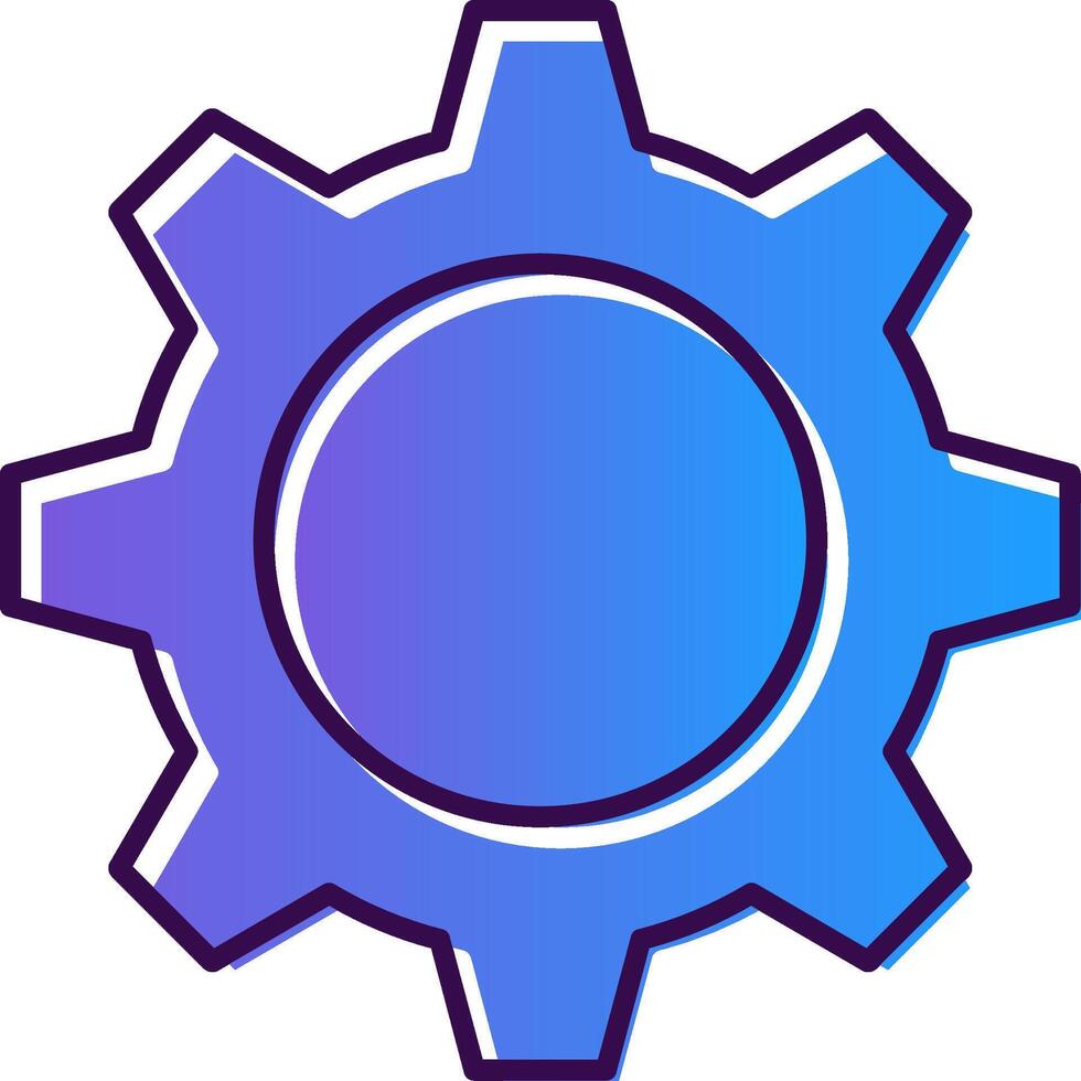 Optimization Gradient Filled Icon vector