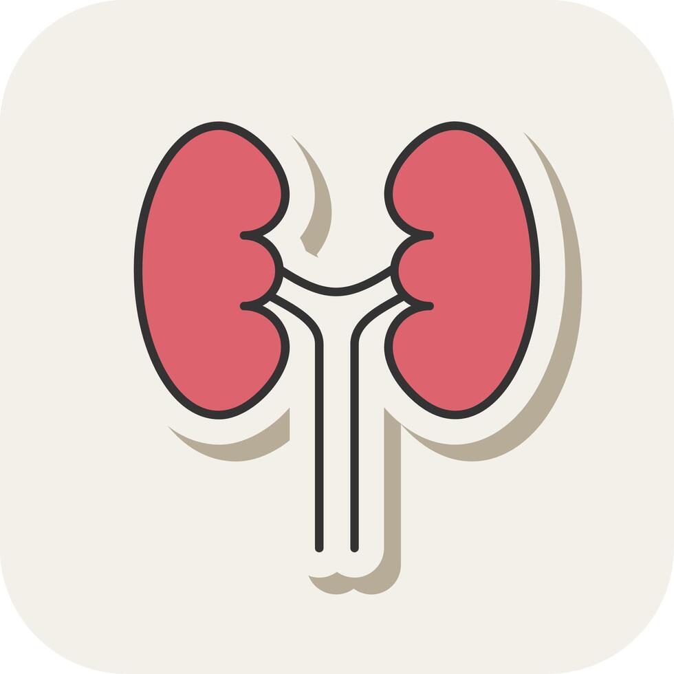 Urology Line Filled White Shadow Icon vector