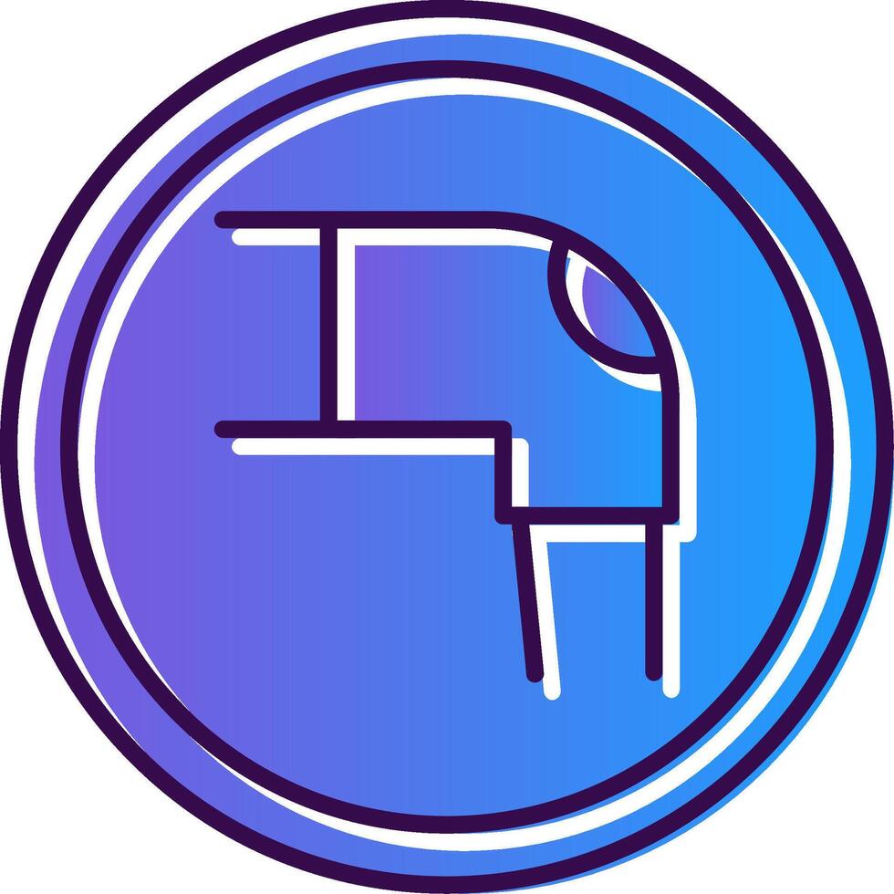 Orthopedics Gradient Filled Icon vector