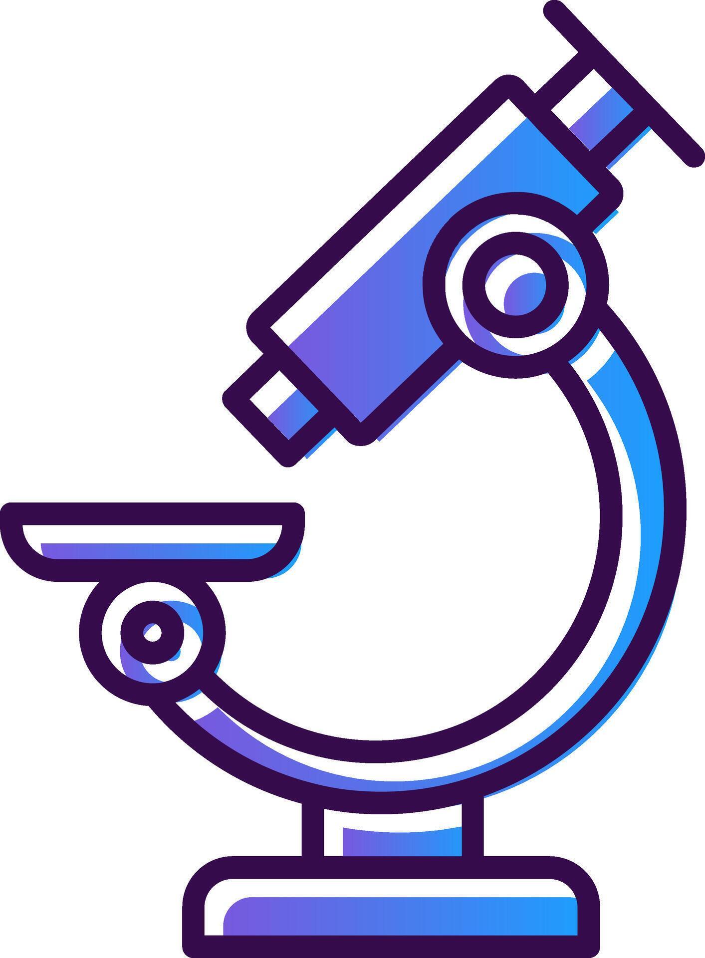 Microscope Gradient Filled Icon 42745461 Vector Art at Vecteezy