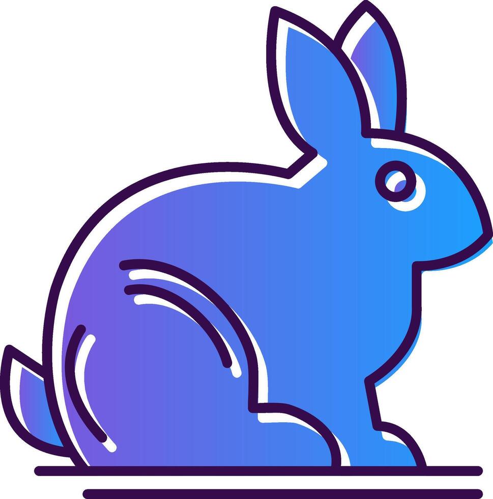 Animals Gradient Filled Icon vector