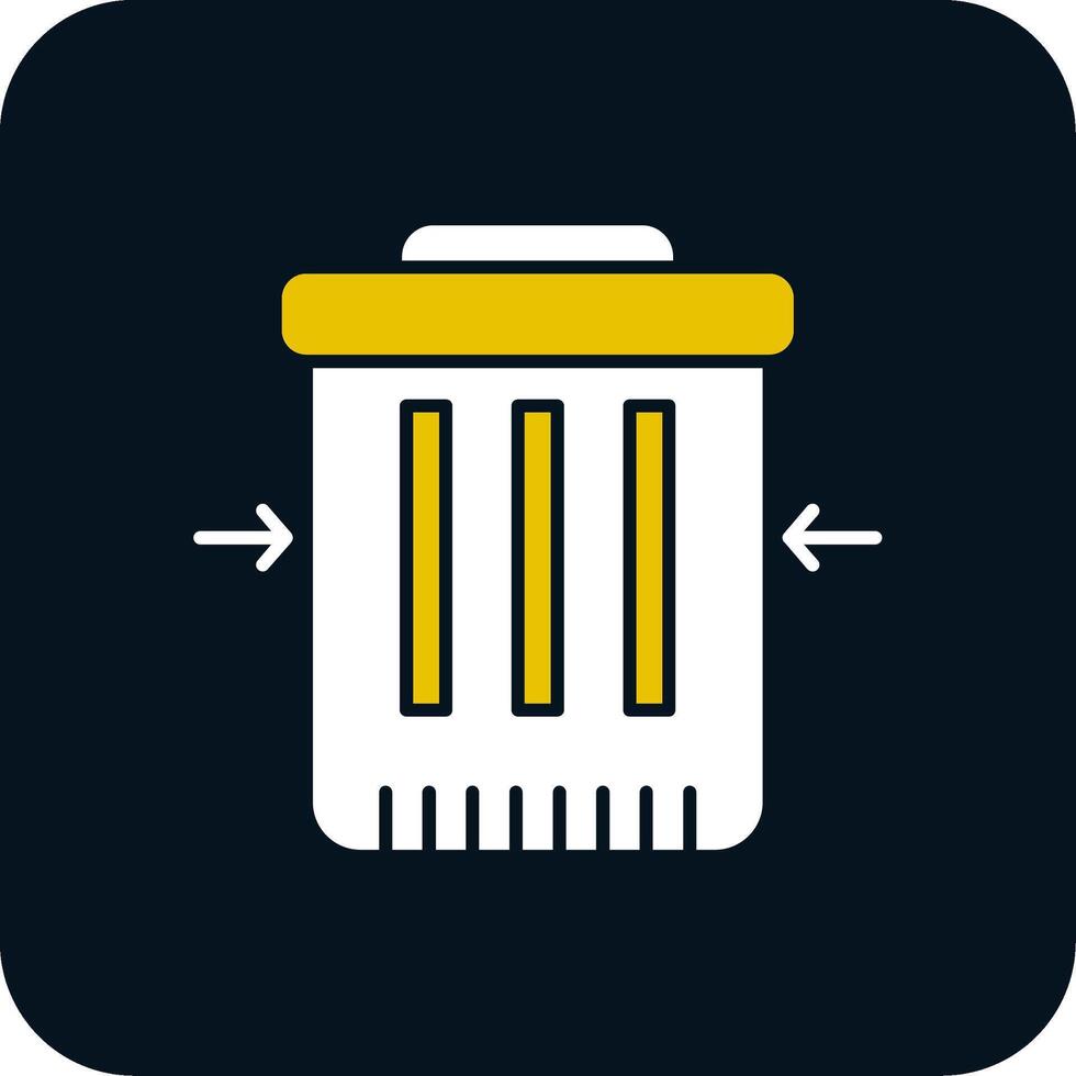 Waste Reduction Glyph Two Color Icon vector
