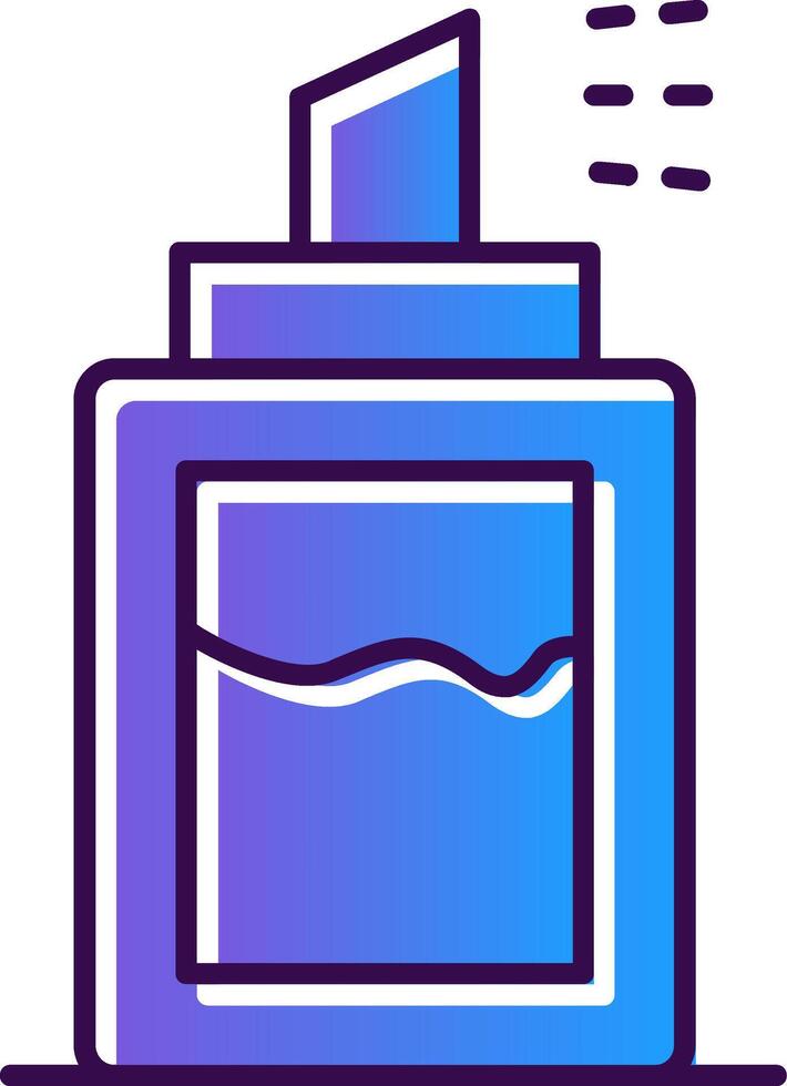 Deodorant Gradient Filled Icon vector