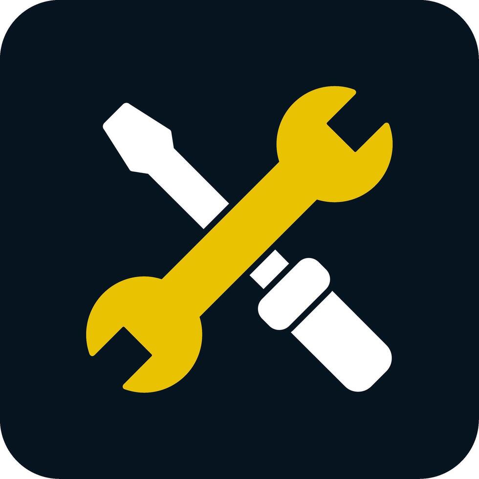 Tools Glyph Two Color Icon vector