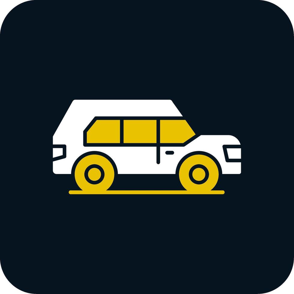 Wagon Glyph Two Color Icon vector