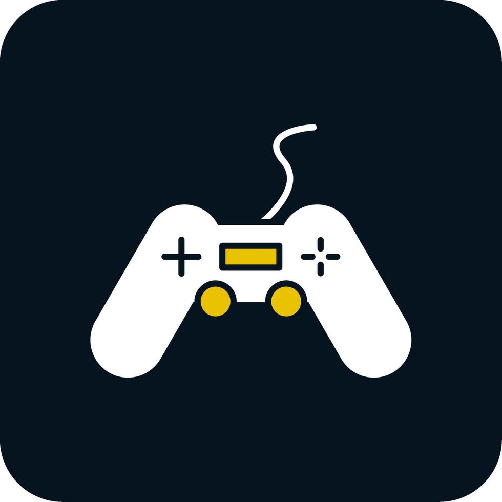 Gaming Glyph Two Color Icon vector