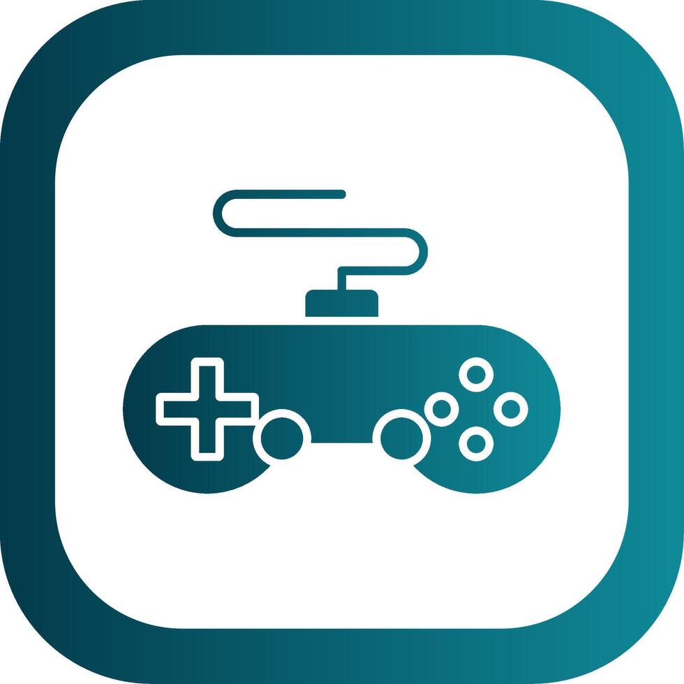 Controllers Glyph Gradient Round Corner Icon vector