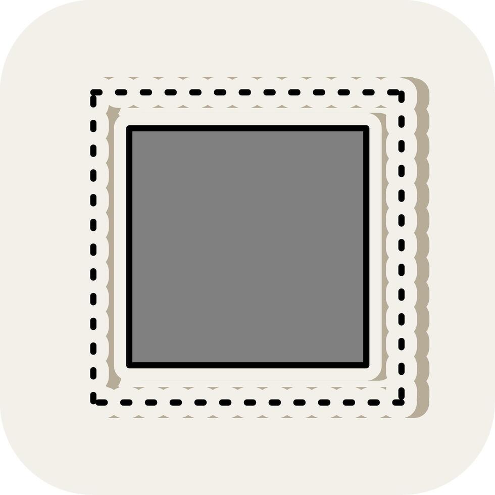 Marquee Line Filled White Shadow Icon vector