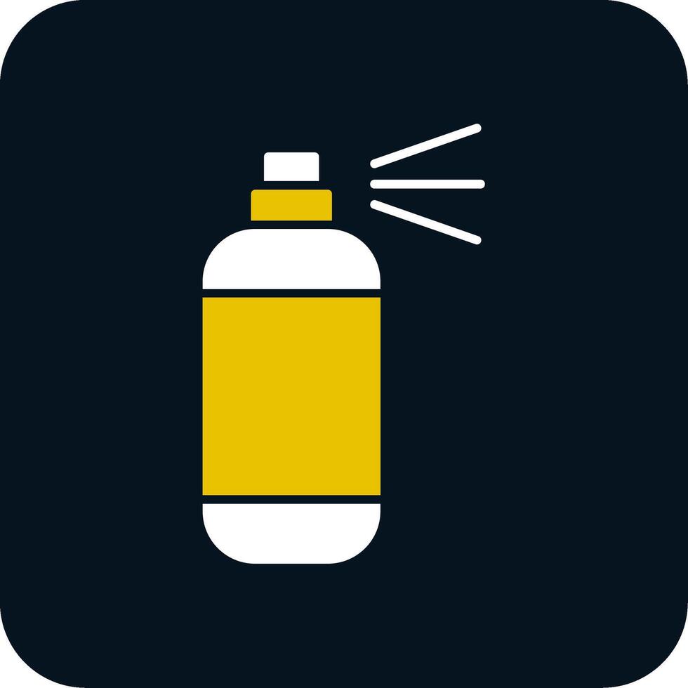 Spray Paint Glyph Two Color Icon vector