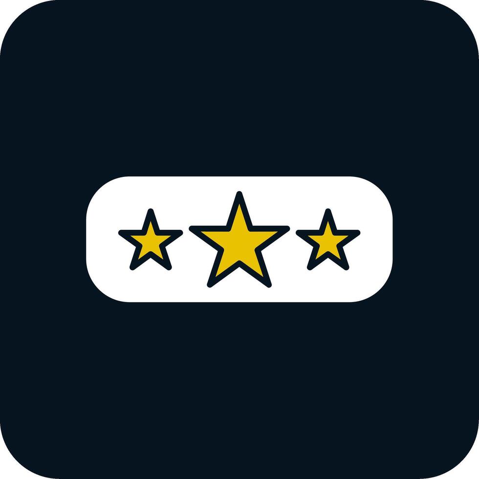 Ranking Glyph Two Color Icon vector