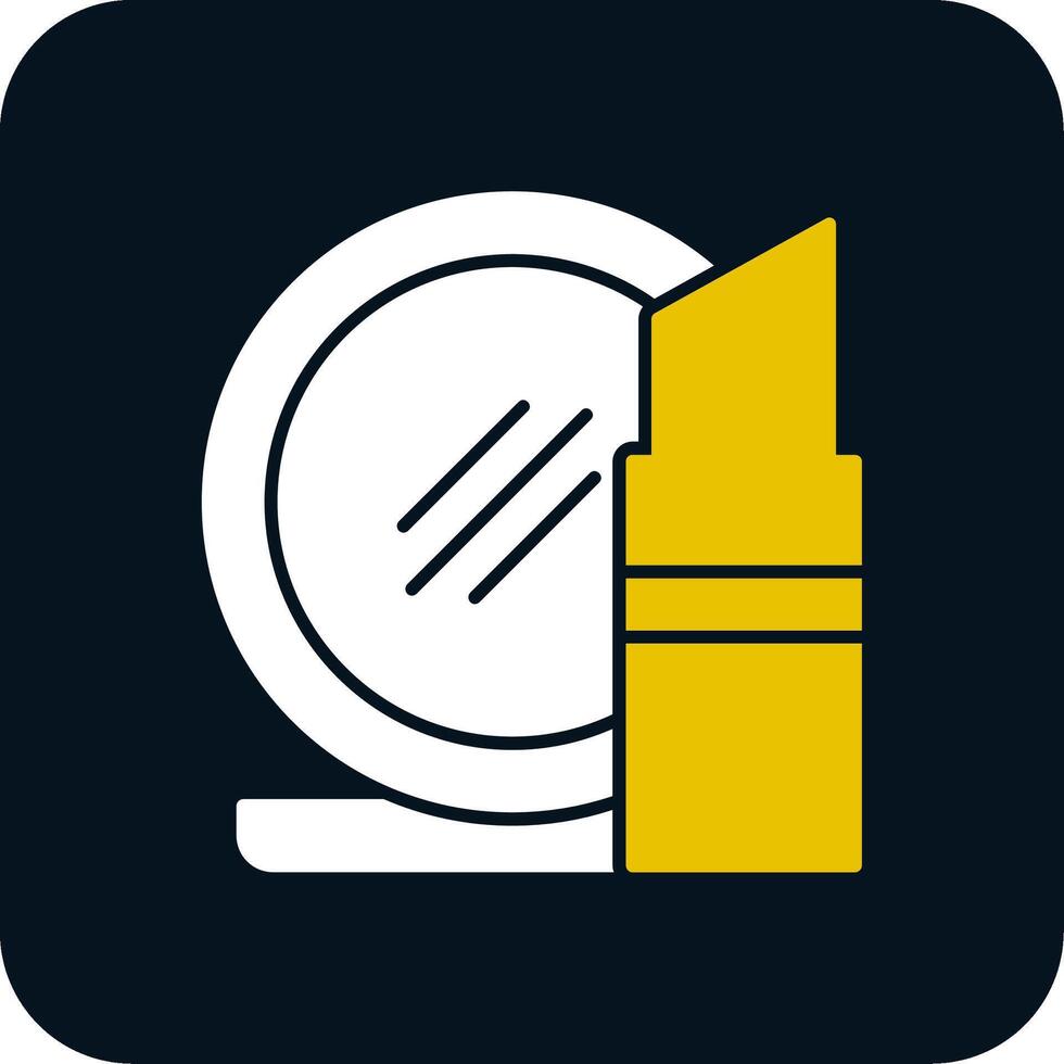 Makeup Glyph Two Color Icon vector