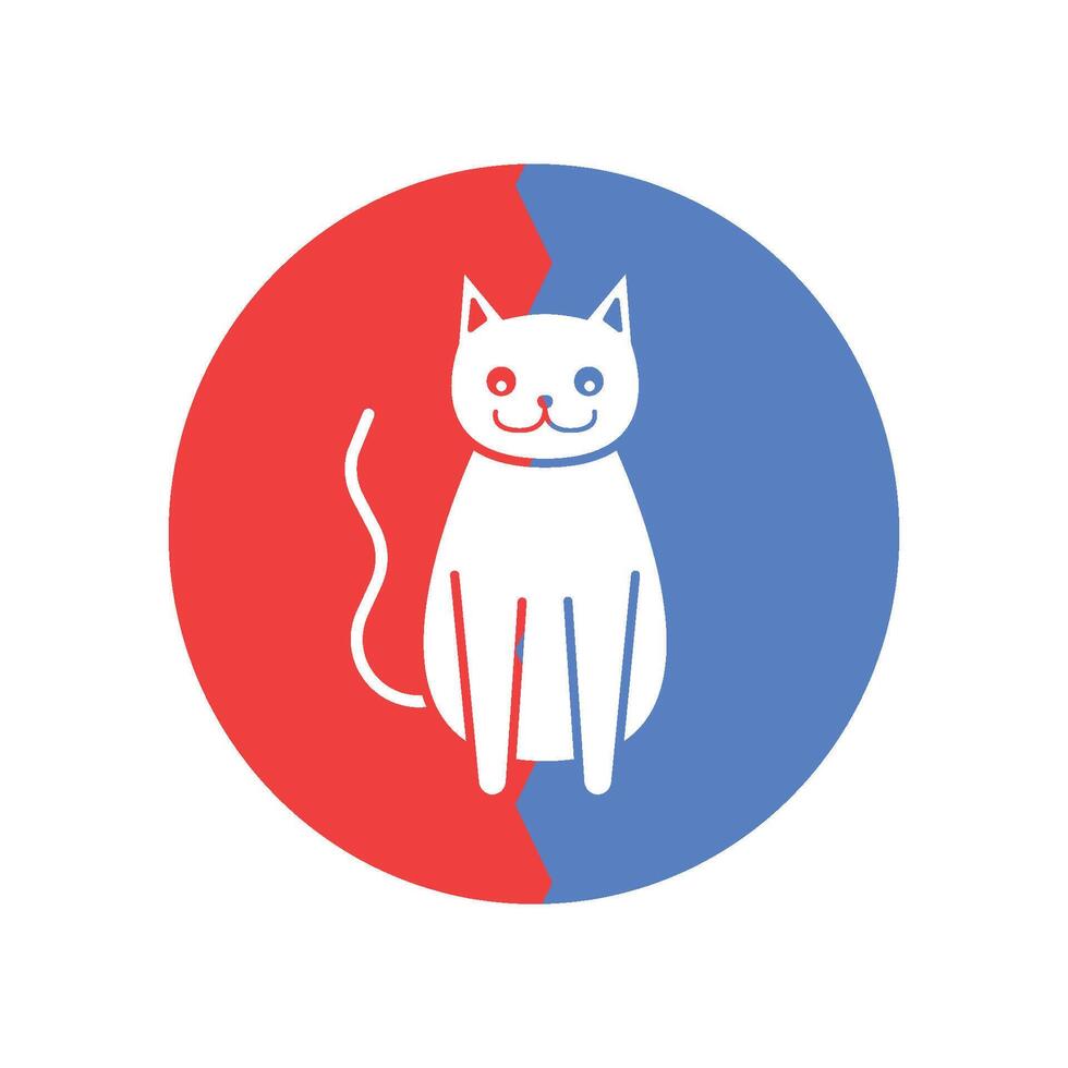 cat icon cat head vector