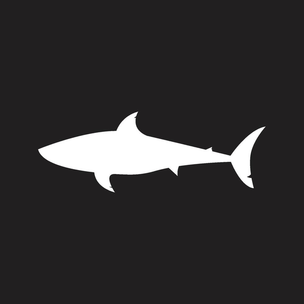 shark icon illustration vector