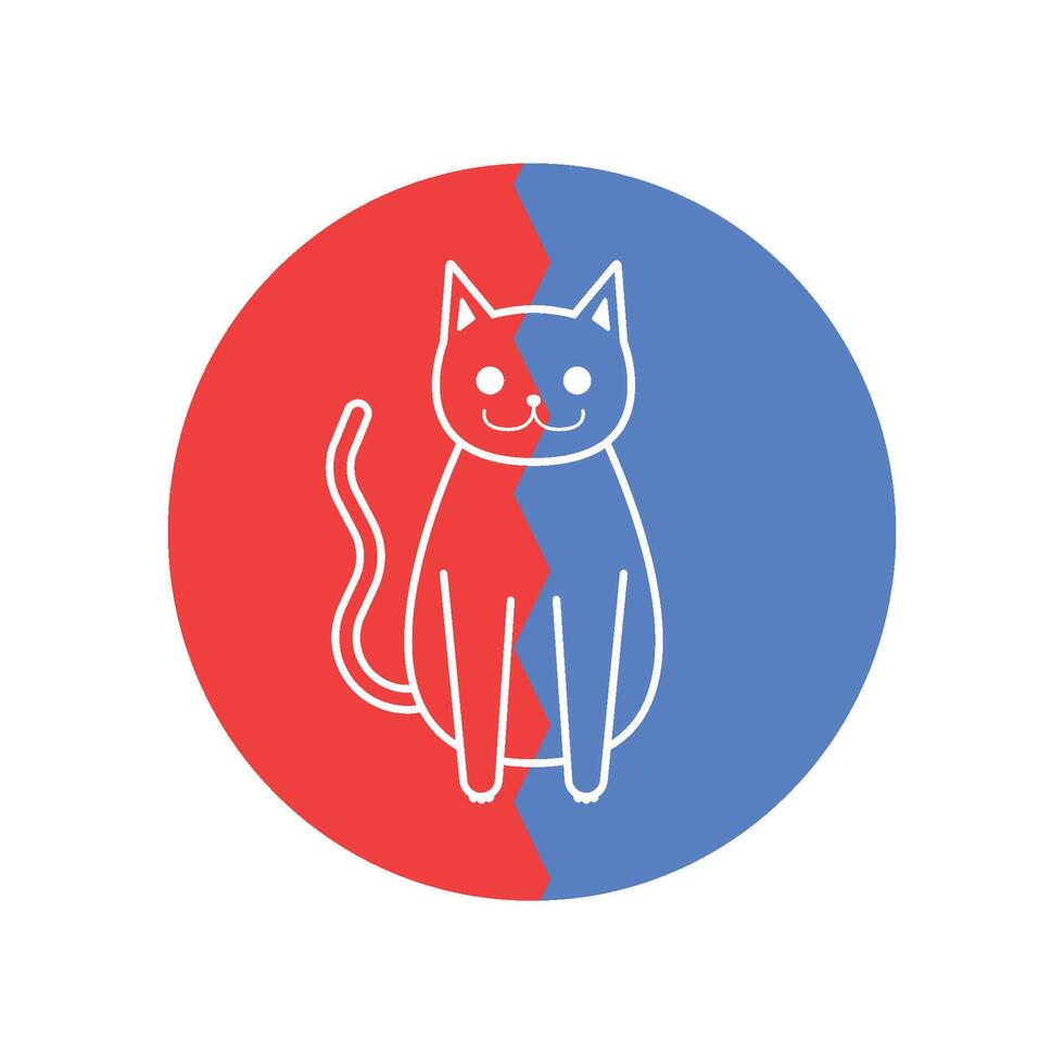 gato icono gato cabeza vector