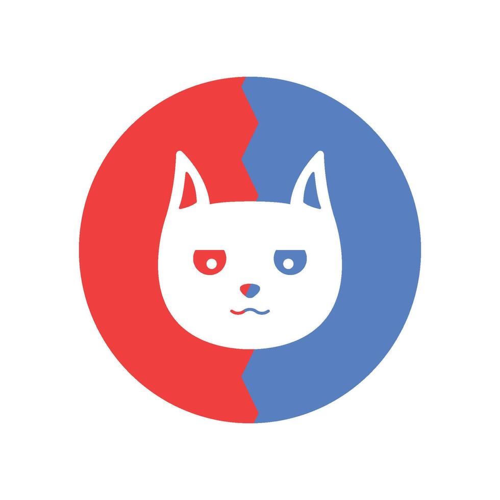 cat icon cat head vector