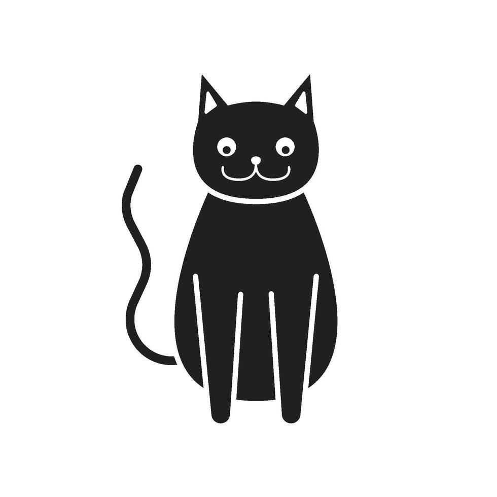 gato icono gato cabeza vector