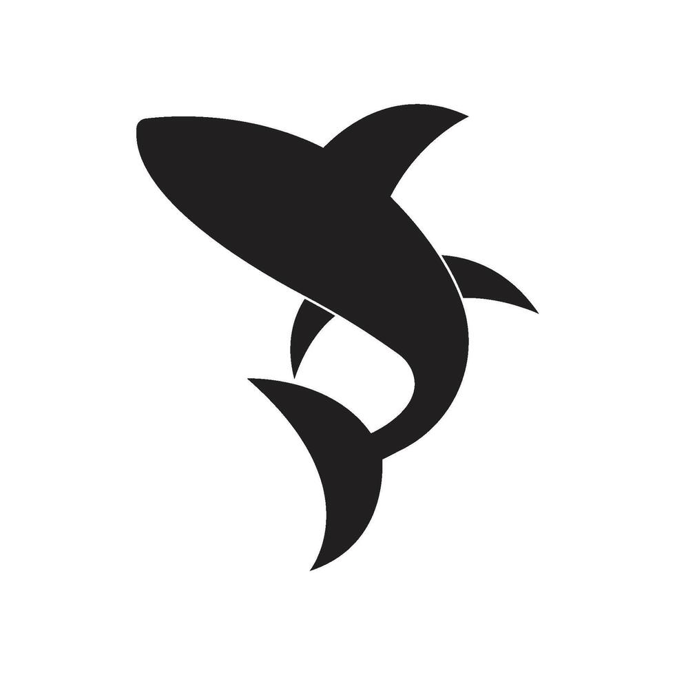 shark icon illustration vector