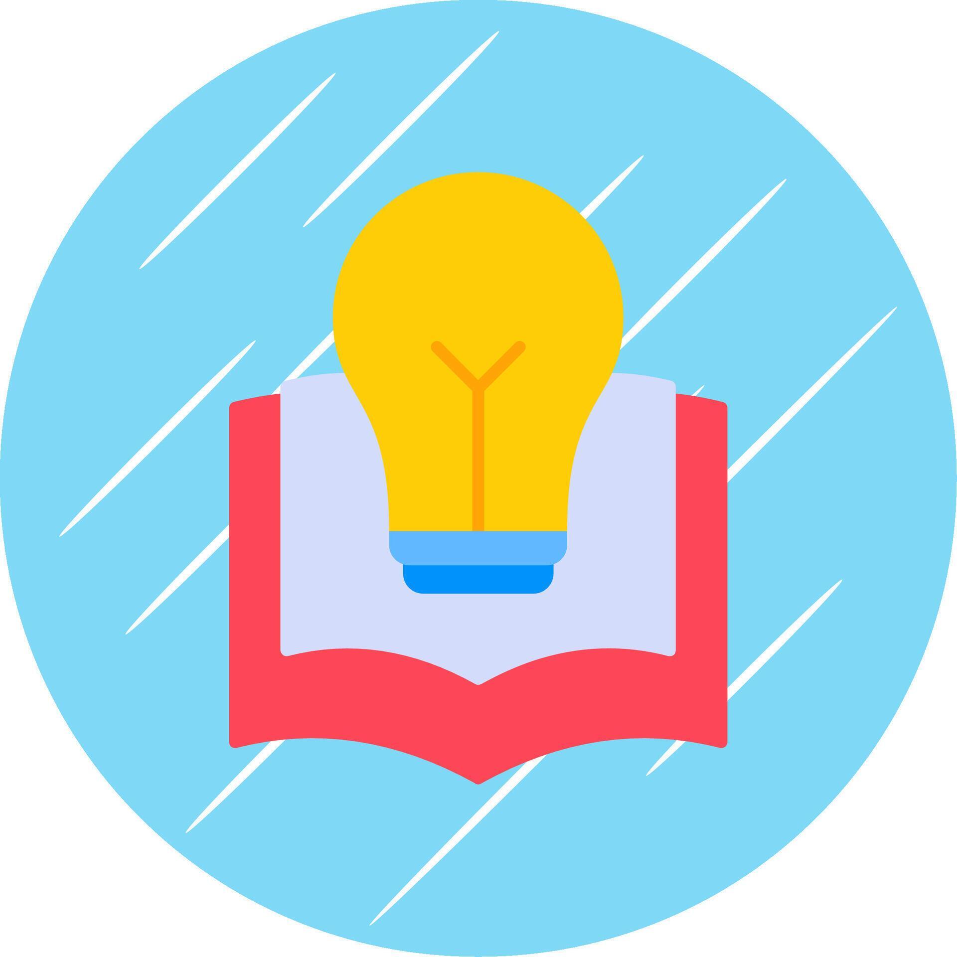 Knowledge Flat Blue Circle Icon 42752369 Vector Art at Vecteezy