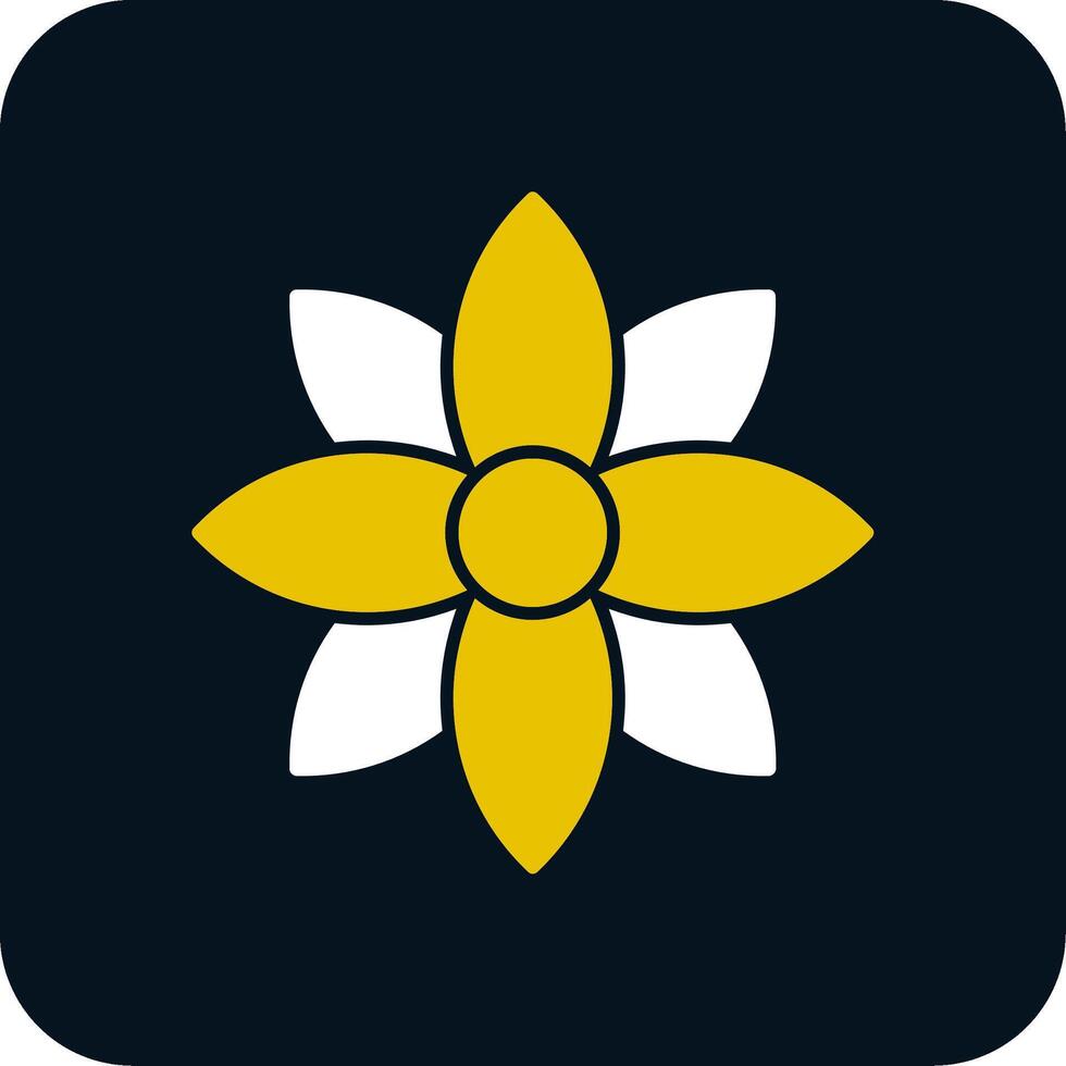 Dandelion Glyph Two Color Icon vector