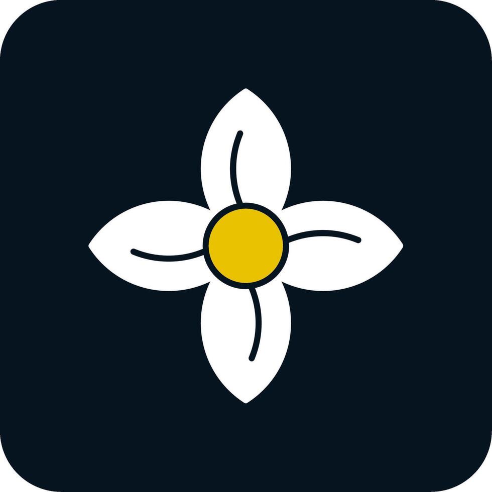 Clematis Glyph Two Color Icon vector