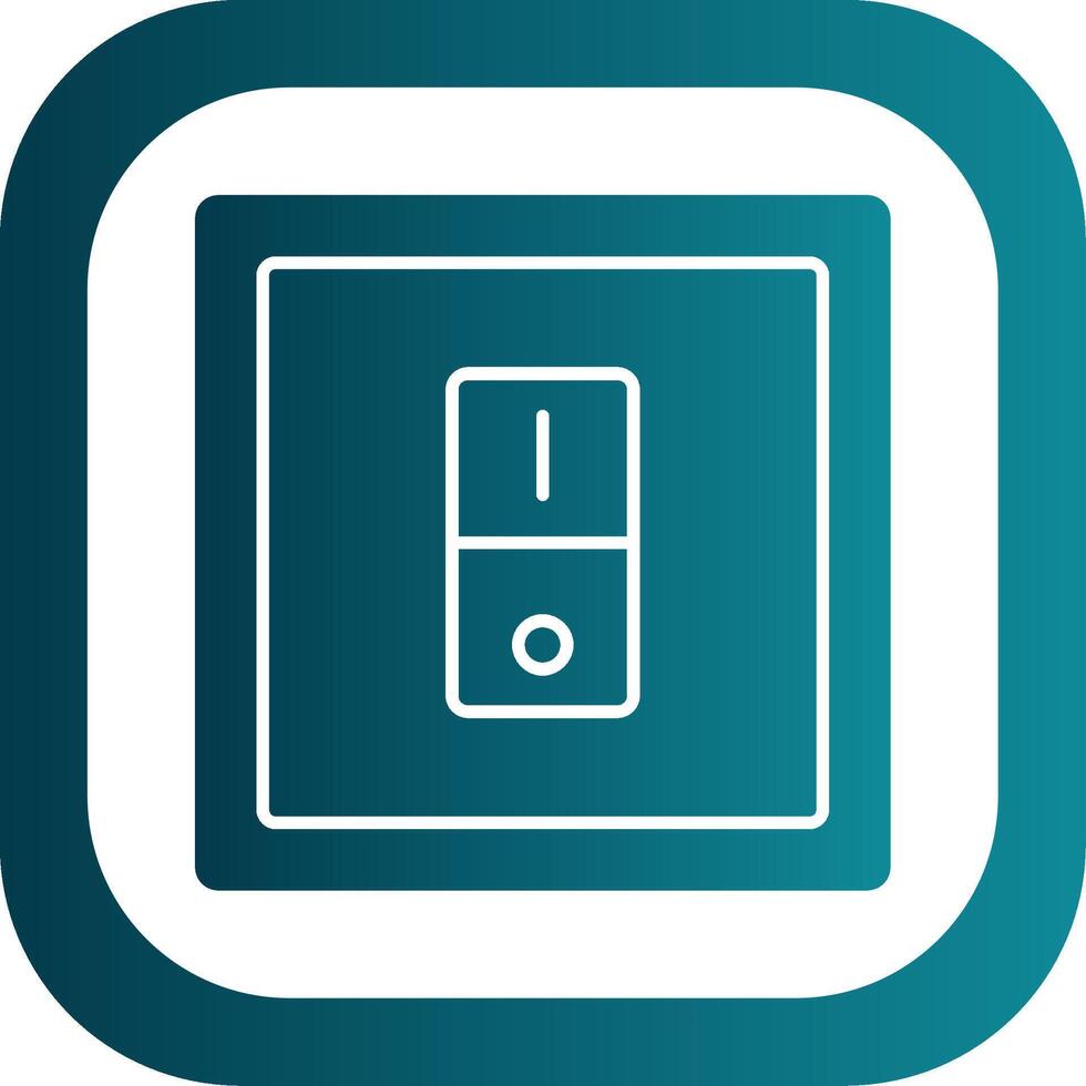 Switcher Glyph Gradient Round Corner Icon vector
