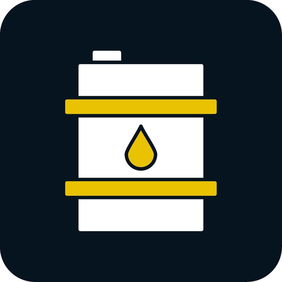 Barrel Glyph Two Color Icon vector