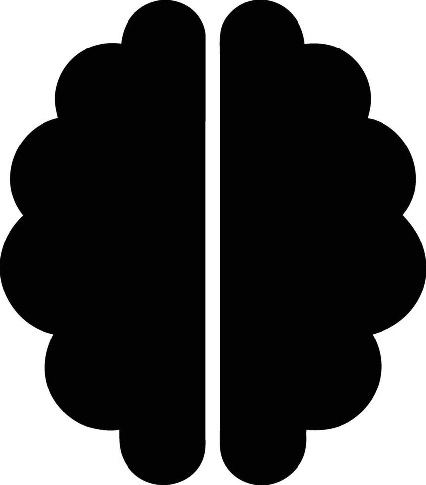 Brain icon design, graphic resource vector