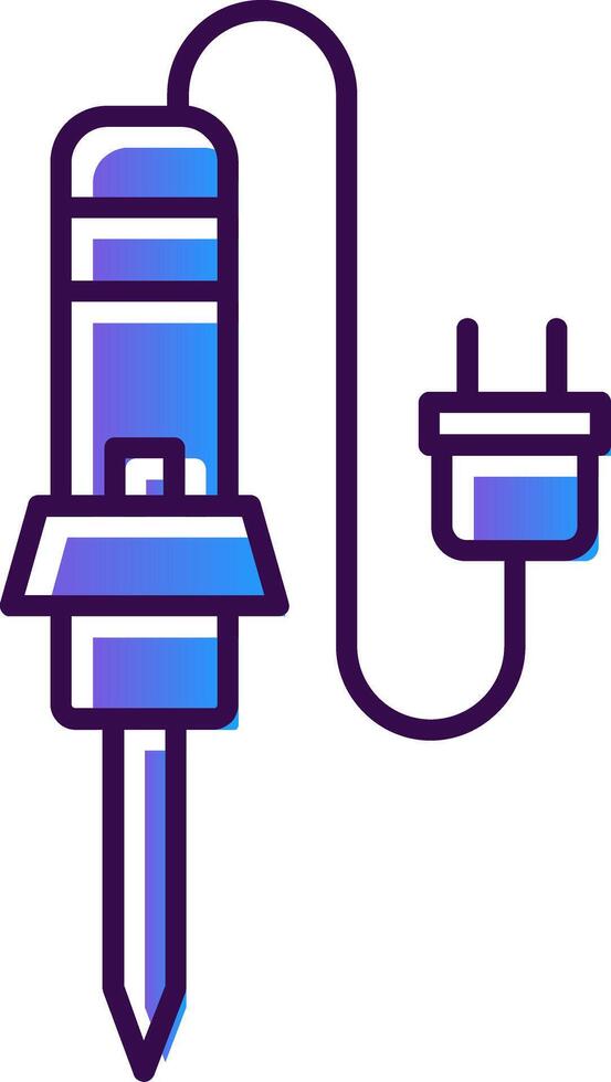 Welding Equipment Gradient Filled Icon vector