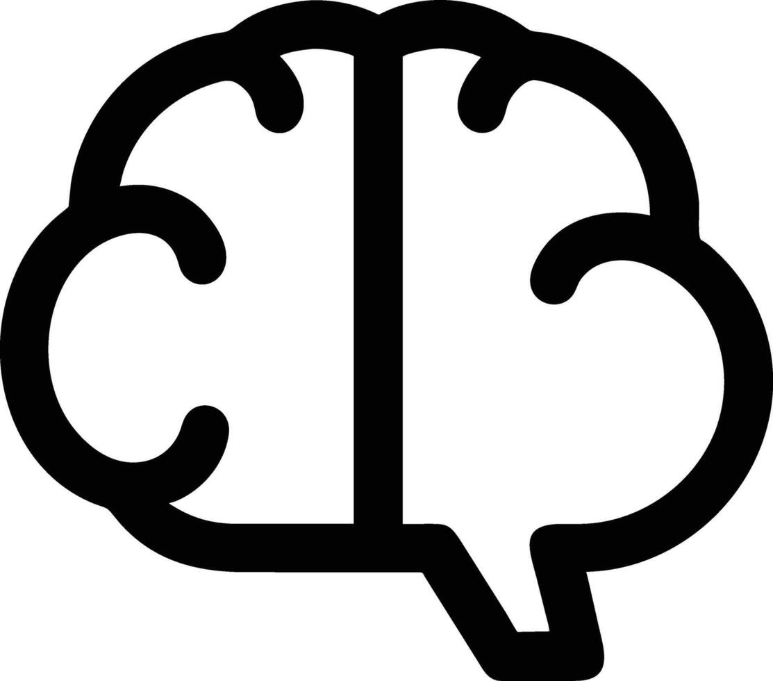 Brain icon design, graphic resource vector