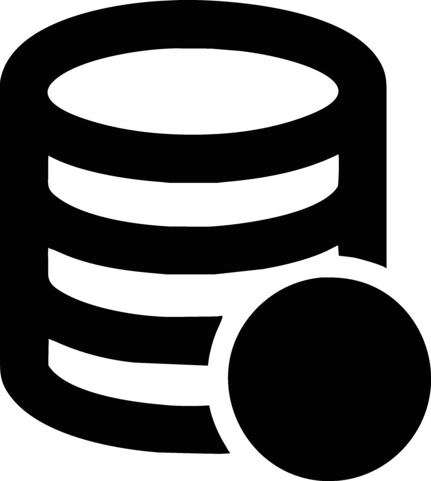 Database icon design, graphic resource vector