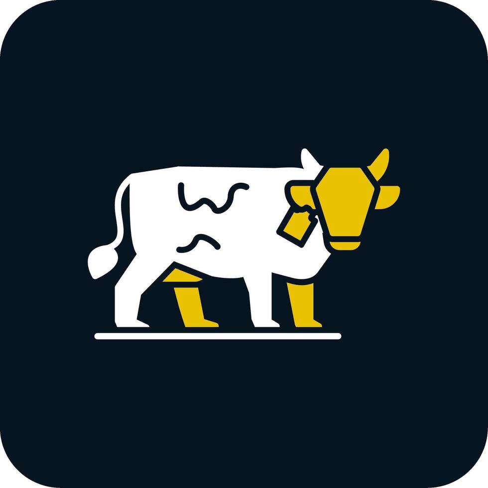 Livestock Farming Glyph Two Color Icon vector