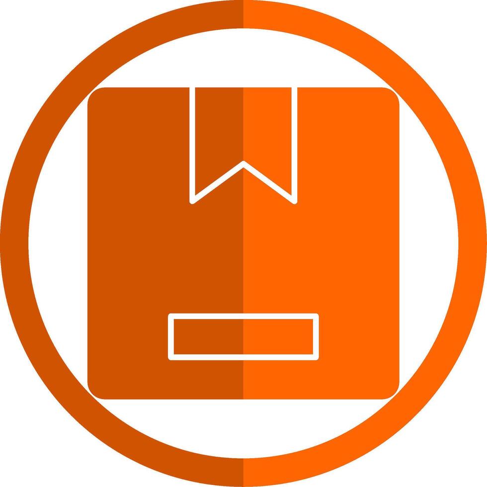 Supplies Glyph Orange Circle Icon vector