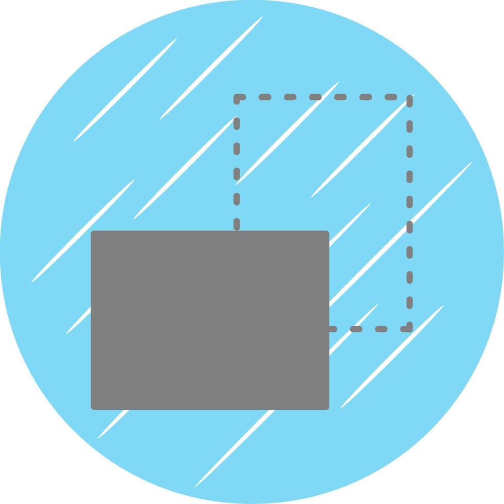 Transform Flat Blue Circle Icon vector