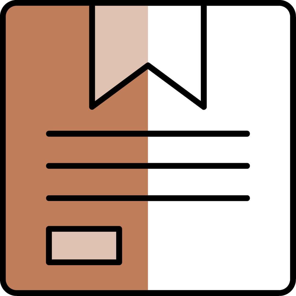Product Filled Half Cut Icon vector