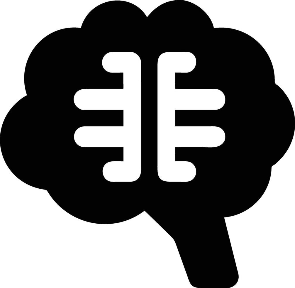 Brain icon design, graphic resource vector