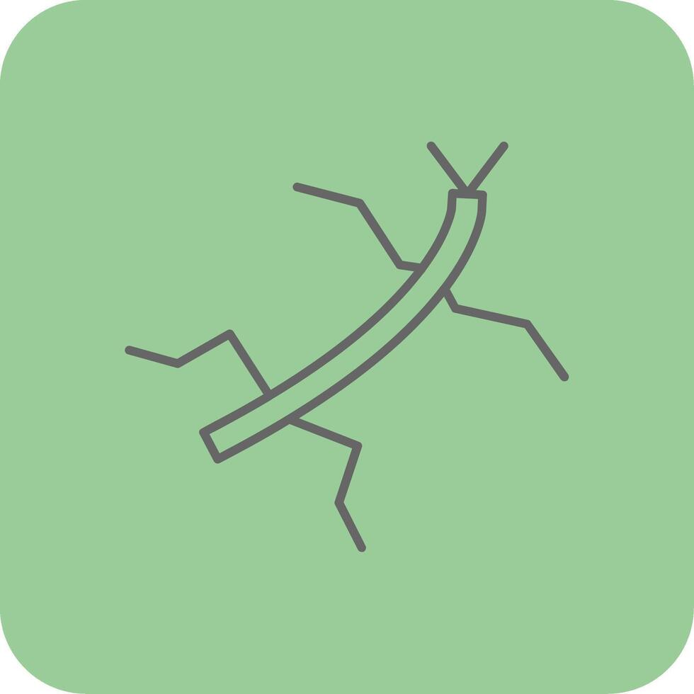 Insect Filled Yellow Icon vector