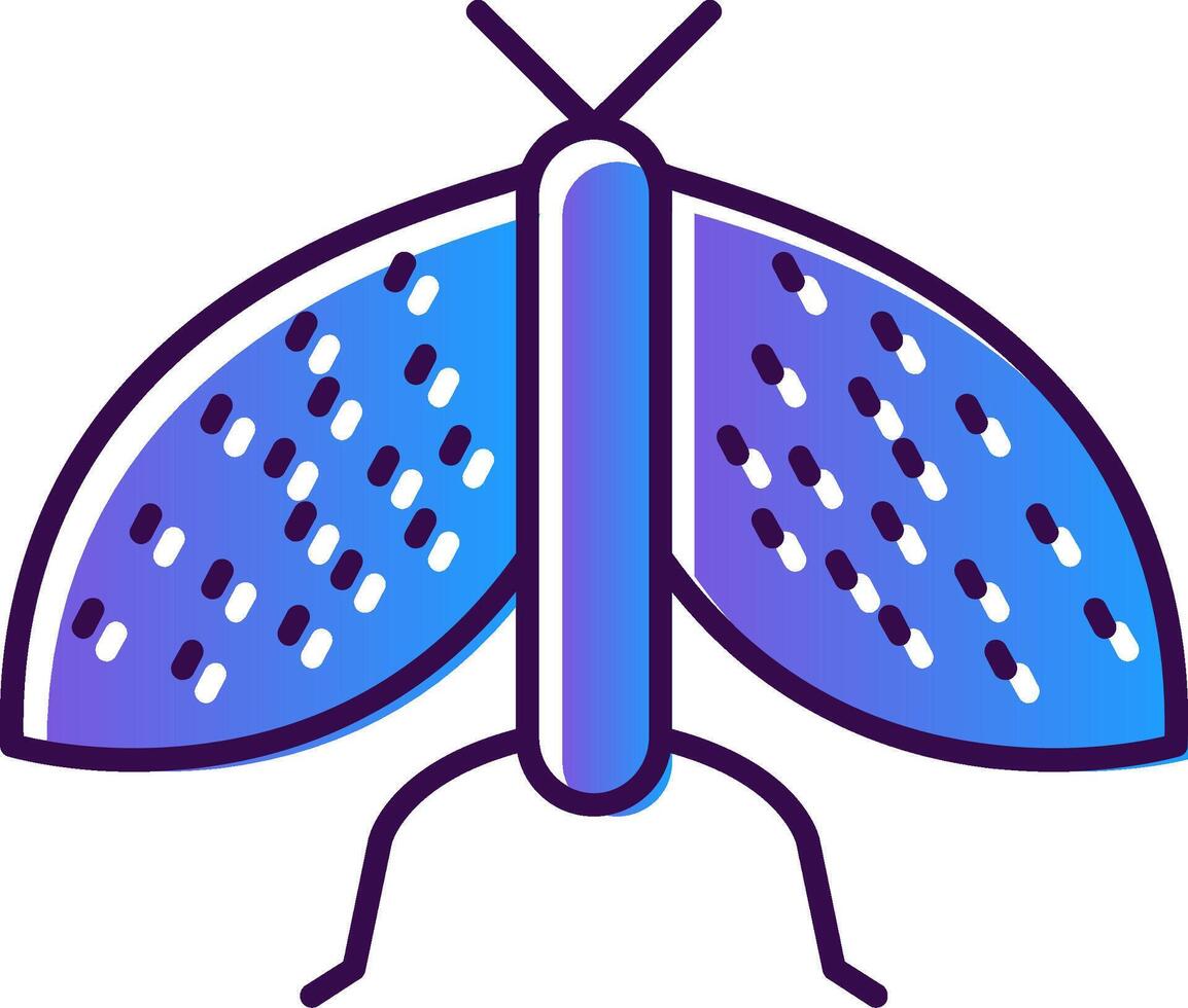 Insects Gradient Filled Icon vector