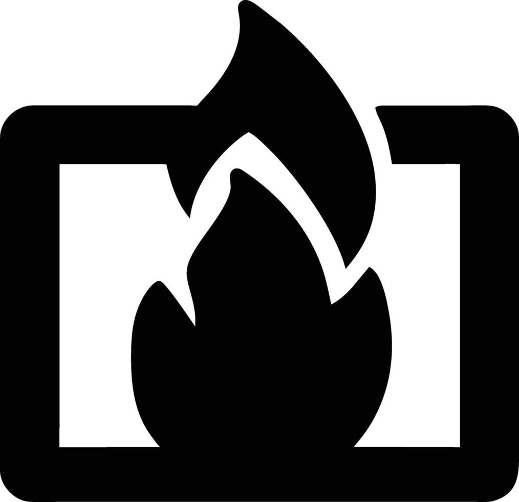 Fire icon design, graphic resource vector