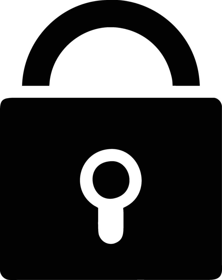 Lock icon design, graphic resource vector