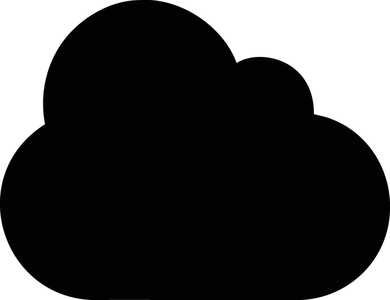 nube icono diseño grafico recurso vector