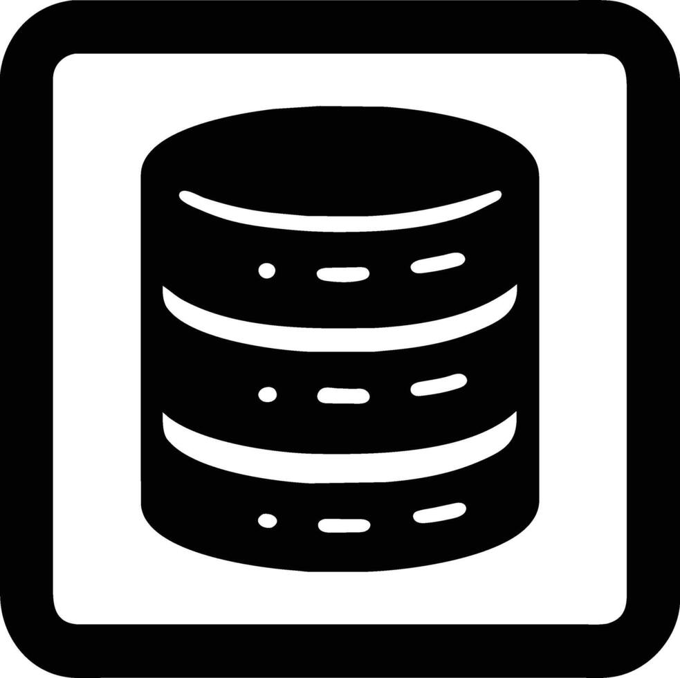 Database icon design, graphic resource vector