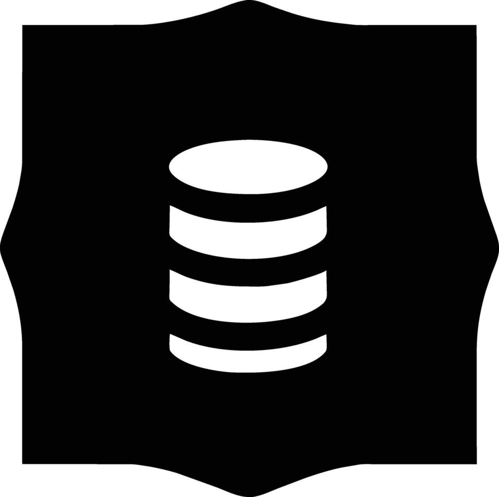 Database icon design, graphic resource vector
