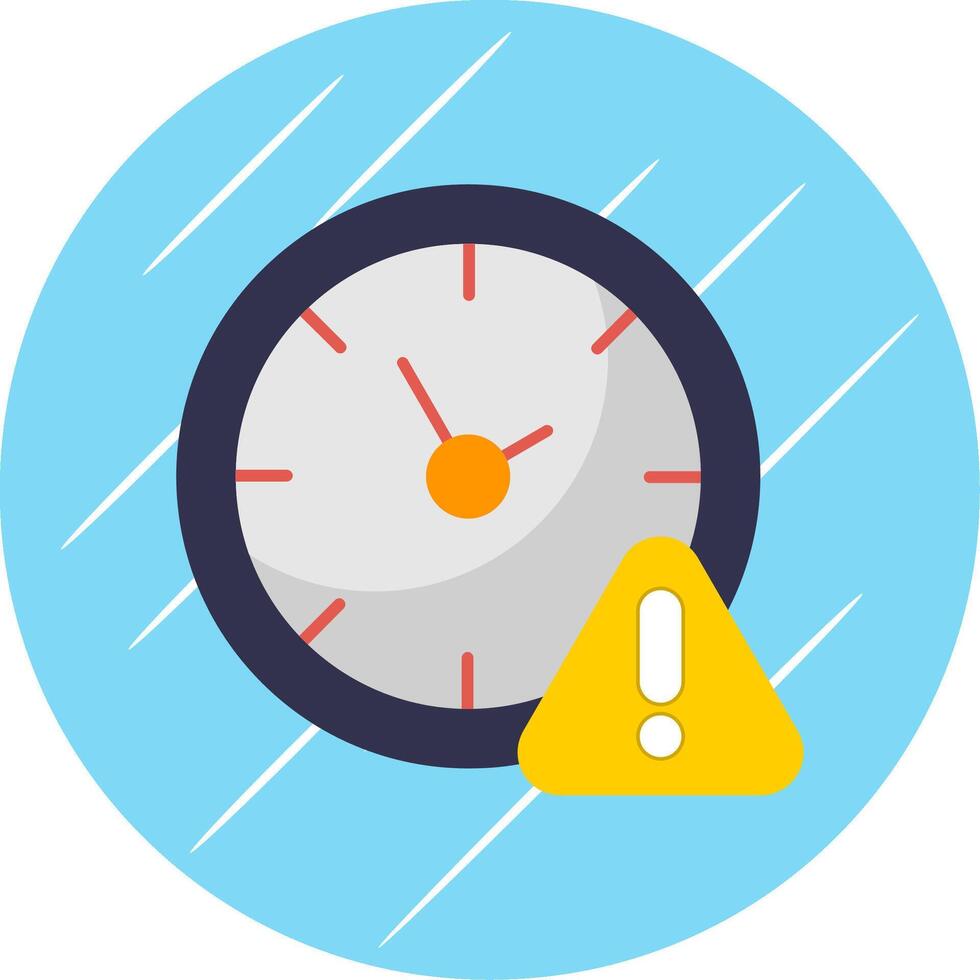 Timeline Flat Blue Circle Icon vector