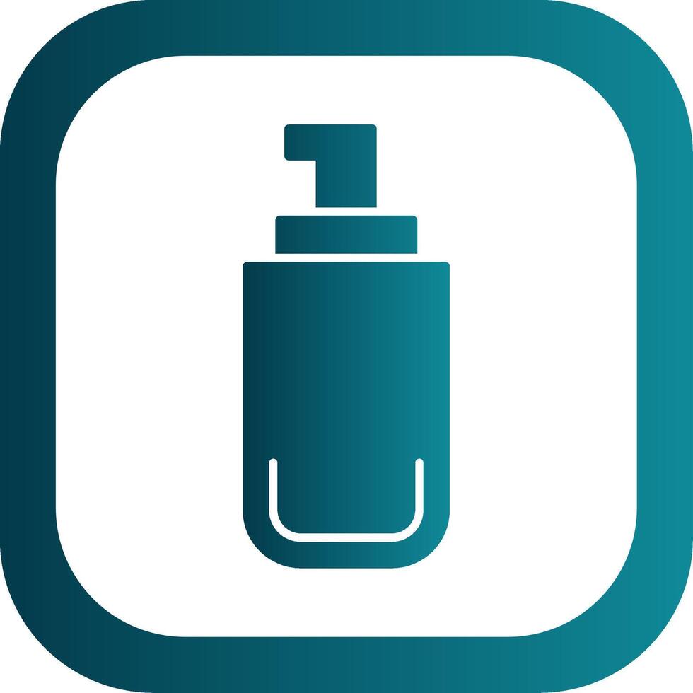 Foundation Glyph Gradient Round Corner Icon vector