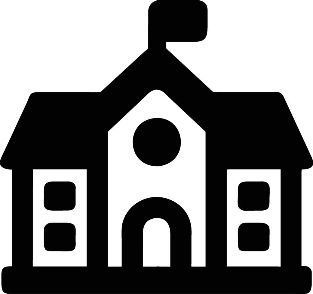School icon design, graphic resource vector