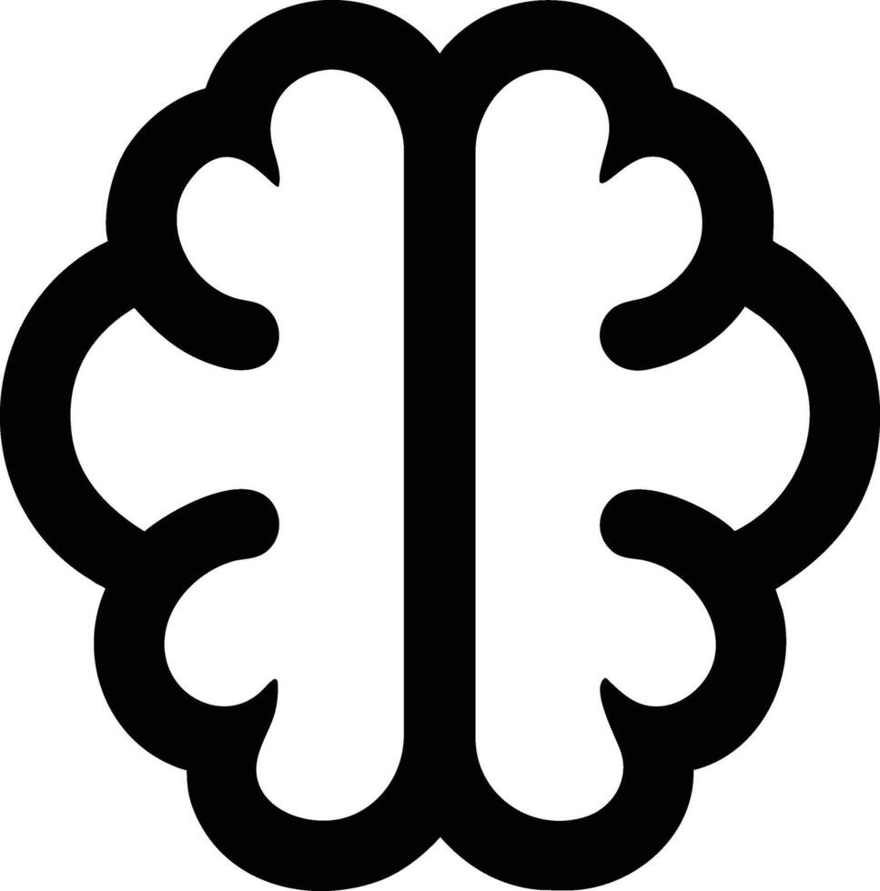 Brain icon design, graphic resource vector