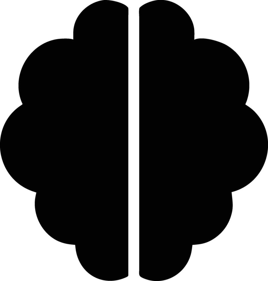 Brain icon design, graphic resource vector