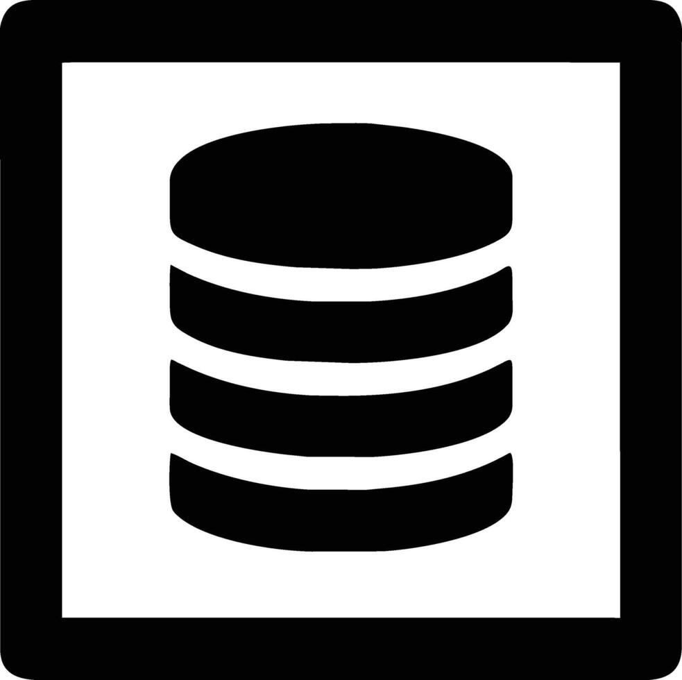 Database icon design, graphic resource vector